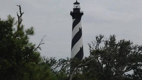 Top of a lighthouse with tourists 스톡 동영상 116746866