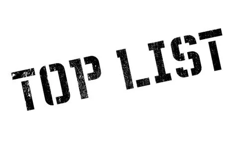 Top List rubber stamp イラスト素材