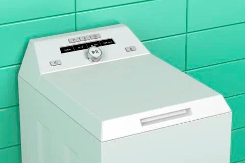 Top load washing machine Stock Illustration