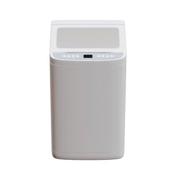 Top Loading Washing Machine 3D Render Illustration Illustrazione stock