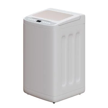 Top Loading Washing Machine 3D Render Illustration Stock Illustration