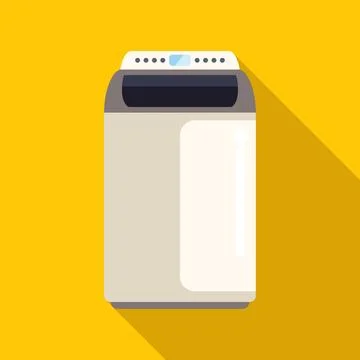 Top loading washing machine for household laundry chores Stock Illustration