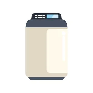 Top loading washing machine for household laundry chores Stock Illustration