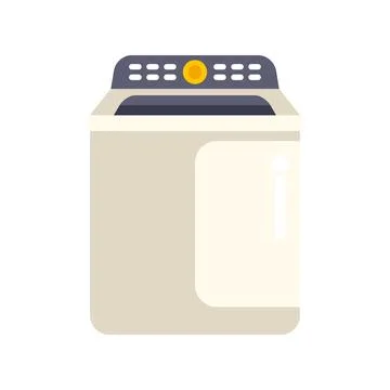 Top loading washing machine for laundry and housework Stock Illustration