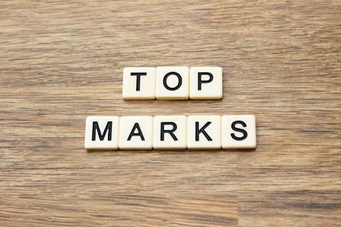 Top marks 스톡 사진