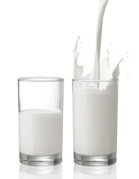 Top up the milk Stock Photos