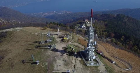 Top of Mottarone mountain Stock Footage 81806367