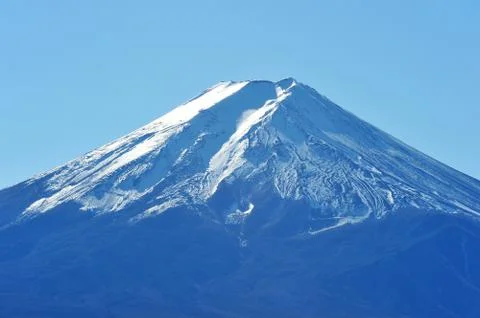 Top of mount fuji Stock Photos