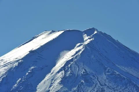 Top of mount fuji Stock Photos