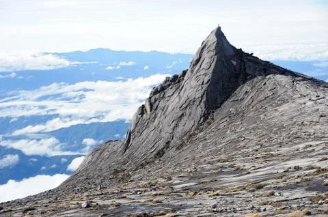 Top of Mount Kinabalu Stock Photos