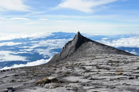 Top of Mount Kinabalu Foto stock