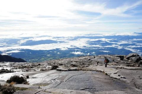 Top of Mount Kinabalu Stock Photos