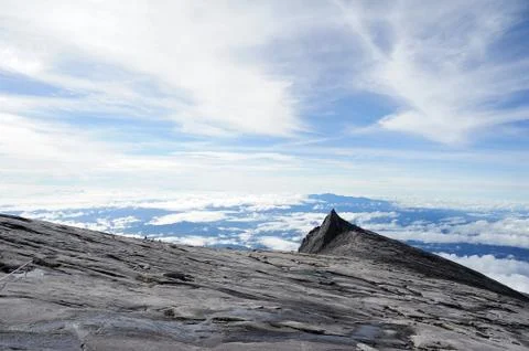 Top of Mount Kinabalu Stock Photos