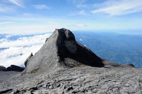 Top of Mount Kinabalu Stock Photos