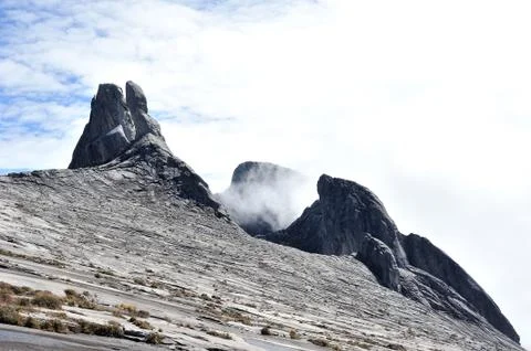 Top of Mount Kinabalu Stock Photos