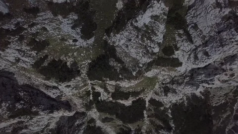 Top of the mountain drone view Stock Footage 128304769