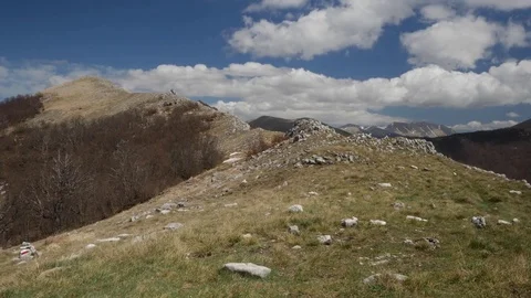 Top of a mountain  Video stock 75317137