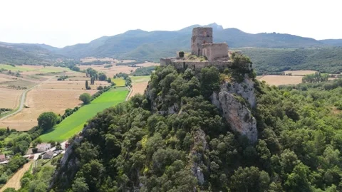 On the top of the mountain I will build my castle Stock Footage 280657516
