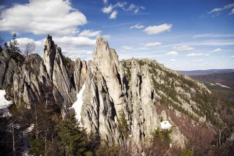 Top of the mountain Stock Photos