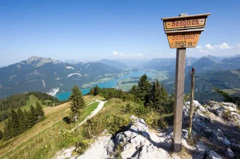 Top of the mountain Stock Photos