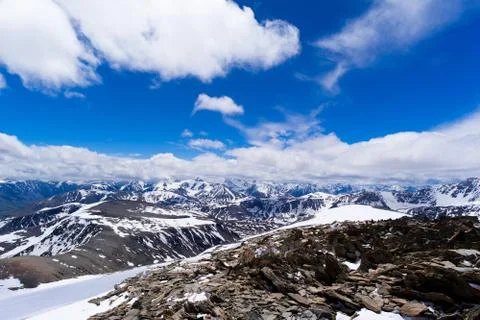 The top of the mountain Foto stock