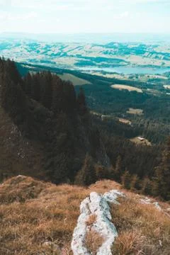 On top of a mountain 写真素材