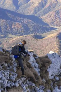 Top of the mountain Stock Photos