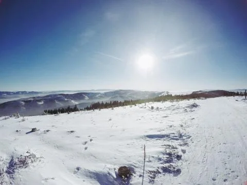 Top mountain view Stock Photos