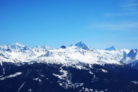 Top of mountains Stock Photos