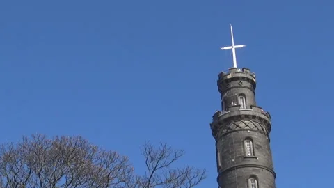 Top of the Nelson monument Stock-Footage 94831036