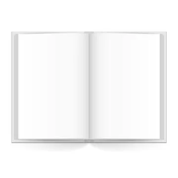 Top open book Stock Illustration