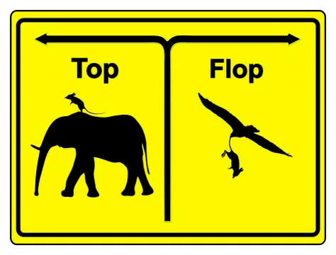 Top or Flop Stock Illustration