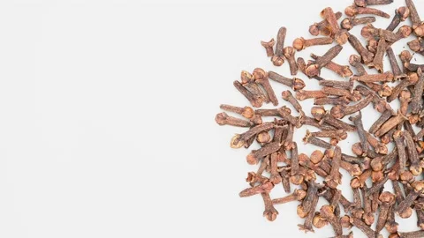 Top pan herb DingXiang or Caryophylli Flos or Clove Video stock 182898817
