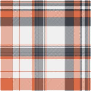 Top pattern textile check, tiny fabric texture tartan. Variation plaid seam.. Stock Illustration
