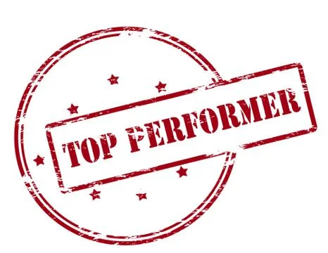 Top performer Illustrazione stock