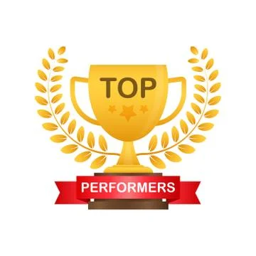 Top Performers. Website template designs. Vector illustration concepts for 스톡 일러스트