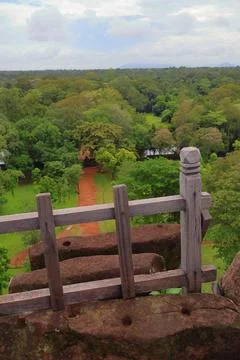 Top Platform of Koh Ker Pyramid Temple Prasat Thom in Cambodia Stock Photos