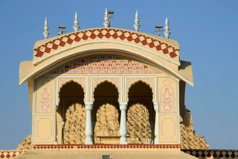 Top Portion of Temple Stock Photos