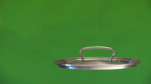 Top of pot, boiling pot concept for advertsisment on green screen Stock-Footage 89582098
