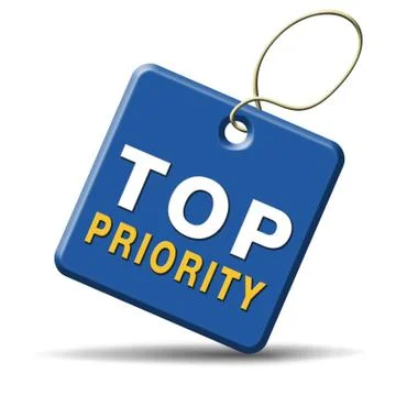 Top priority Stock Illustration