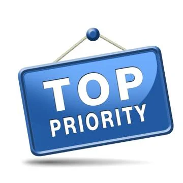 Top priority Stock Illustration