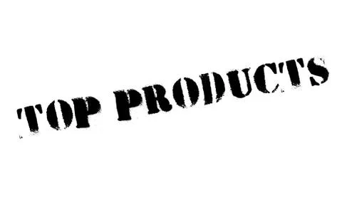 Top Products rubber stamp Stock Illustration