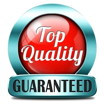 Top quality button Illustrazione stock