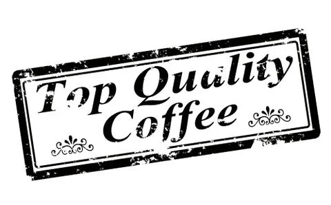 Top quality coffee Stock Illustration