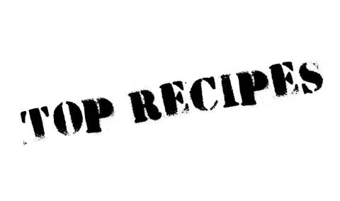 Top Recipes rubber stamp イラスト素材
