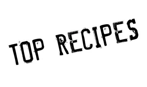 Top Recipes rubber stamp イラスト素材