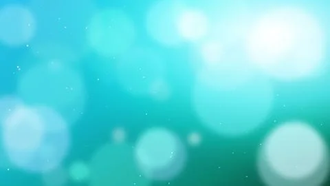 Top Right Flare Bokeh Stardust with Smooth teal Gradient Flow Backdrop. Stock Illustration