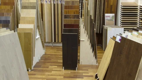 Top samples of various color palette - wooden floor timelapse stop motion Stock Footage 233431266