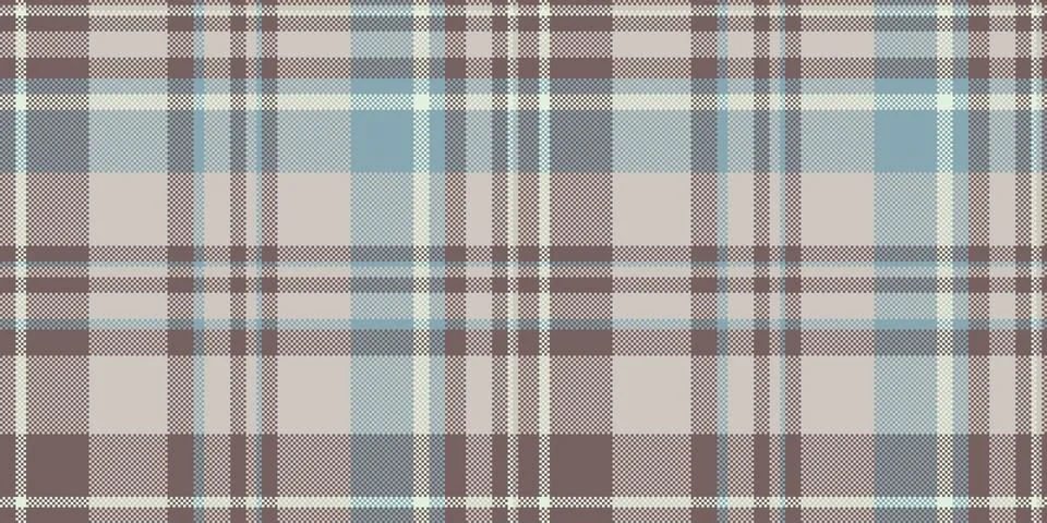 Top seamless pattern fabric, mesh check vector tartan. Sketch background te.. Stock Illustration