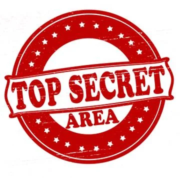 Top secret area Stock Illustration